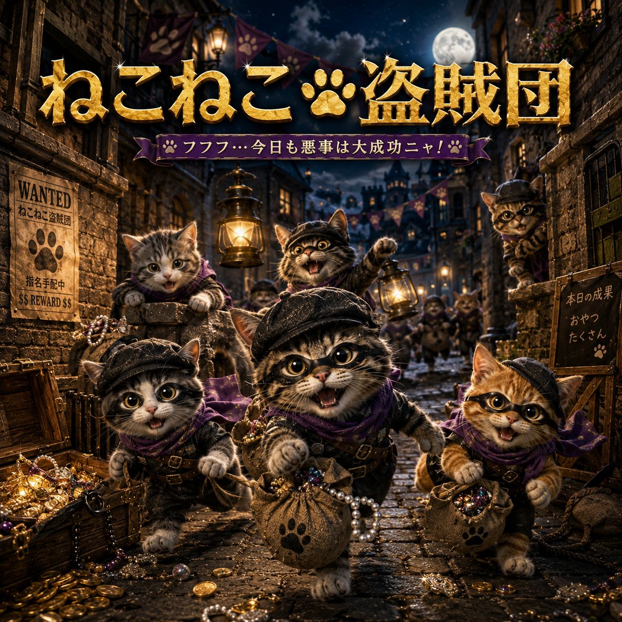 ねこねこ🐾盗賊団 artwork