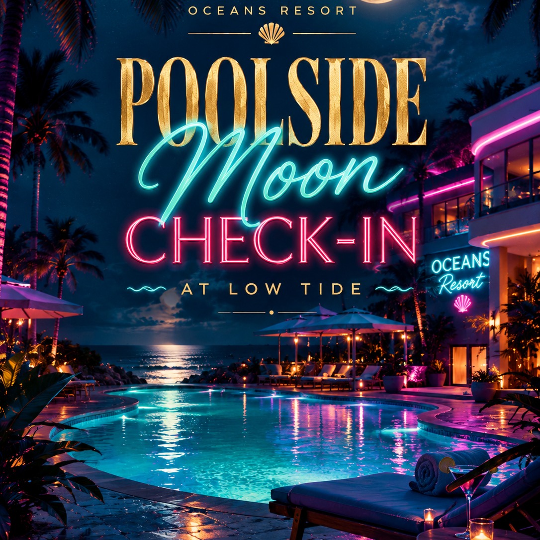 Poolside Moon Check-In artwork