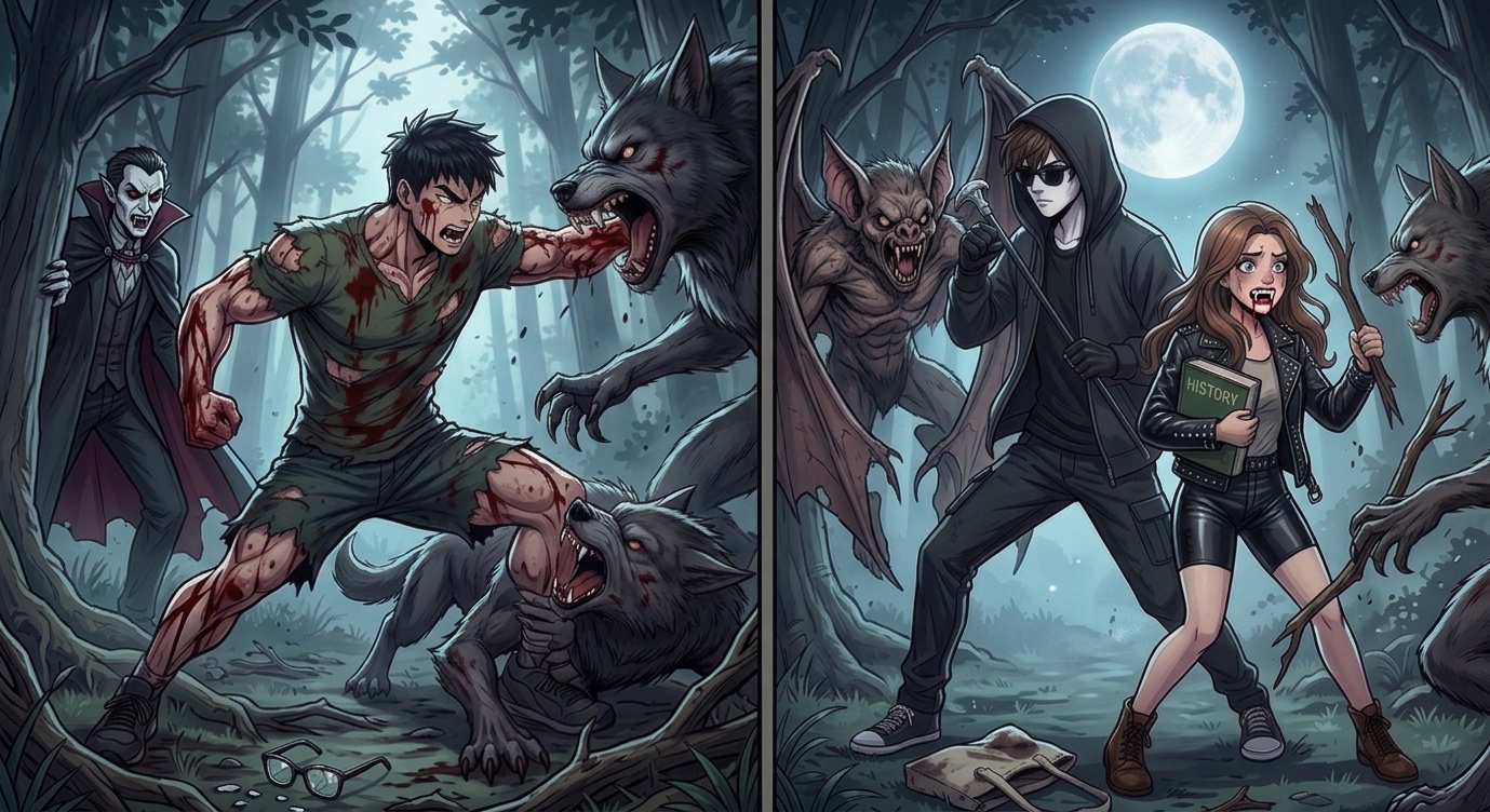 19. Beauty and the Bat: A Bloody Reunion artwork