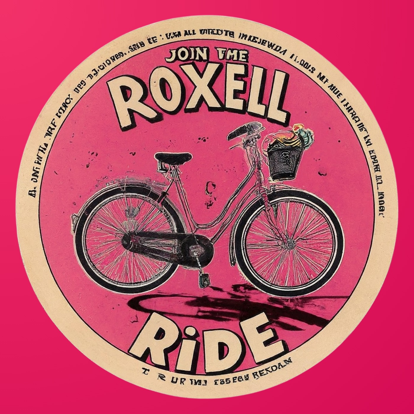 Spread the word, ( join the Roxell ride) second ride artwork