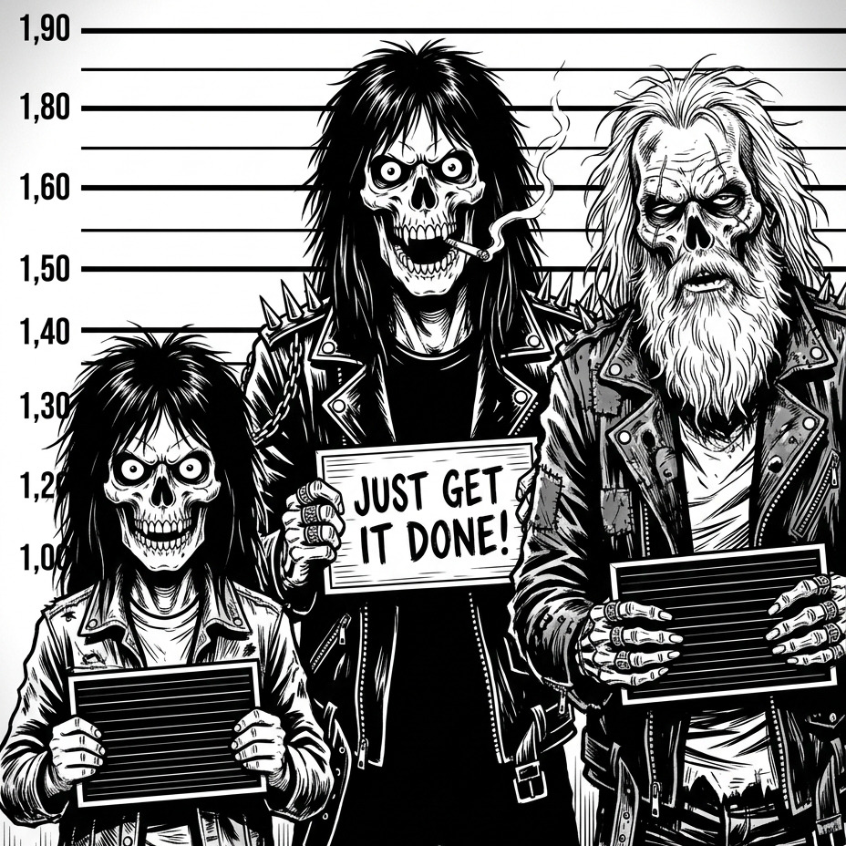 CREEPTAL - Just Get It Done! artwork