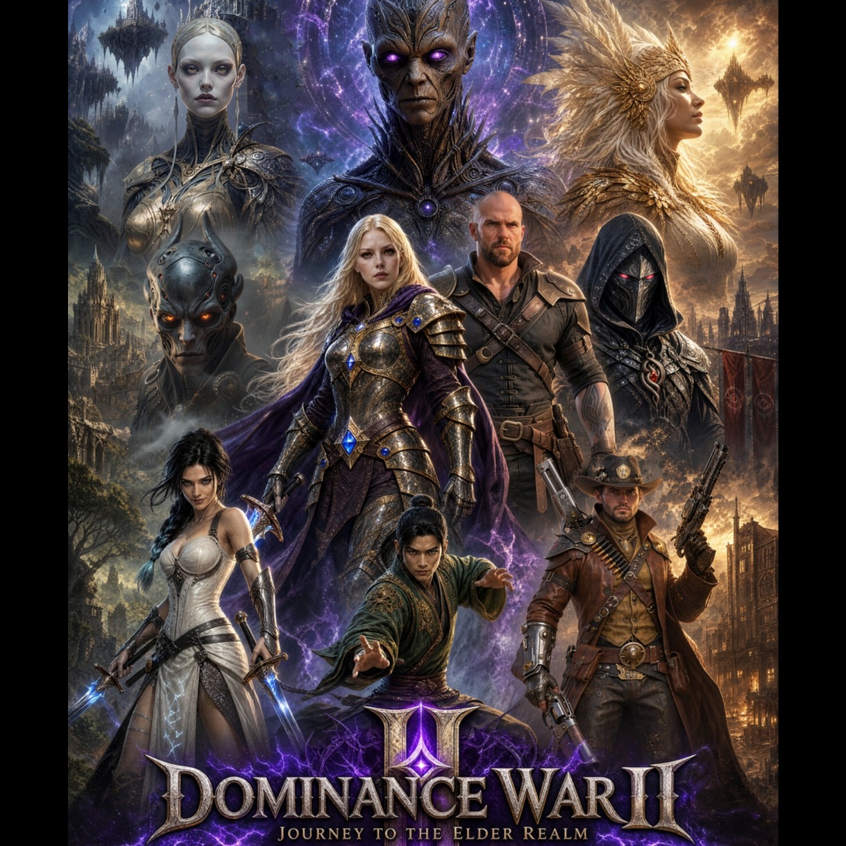 Dominance War II - OST - Into the hunted woods artwork