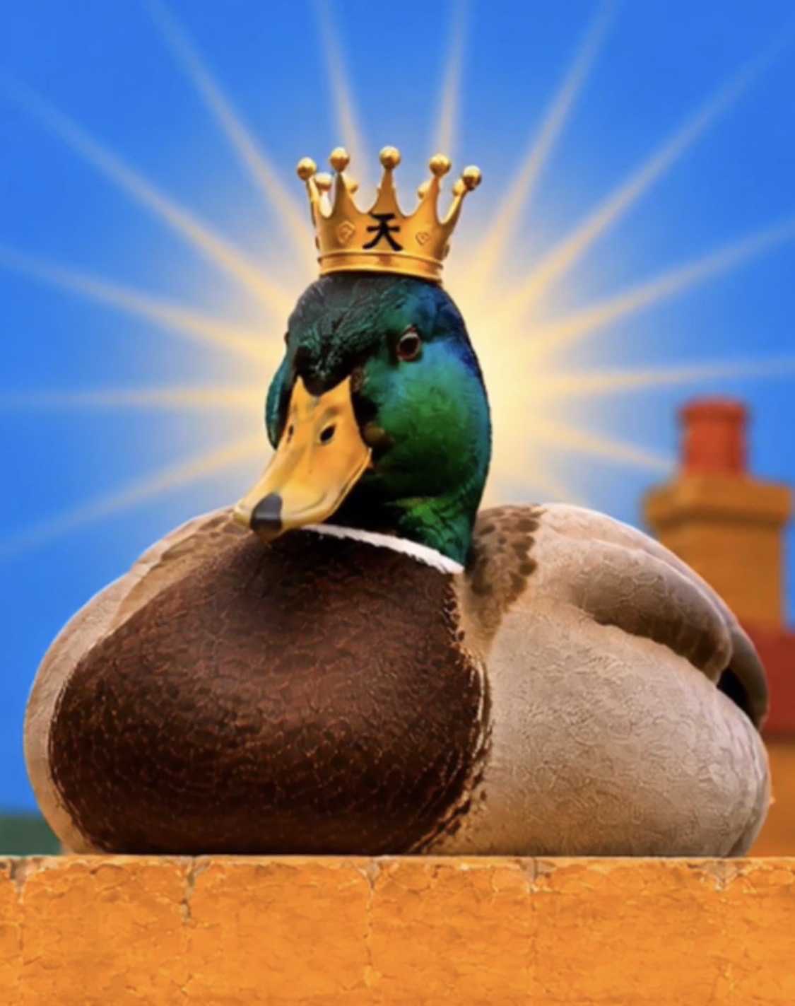 Mallard on the Roof [THE RIVERS] artwork