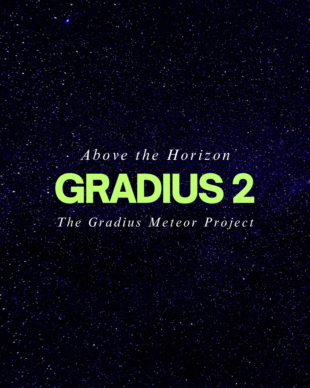 Above the Horizon (Opening Theme) - The Gradius 2 Meteor Project artwork