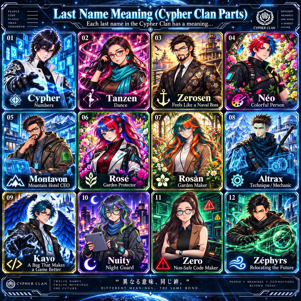 Last Name Meaning (Cypher Clan Parts) artwork