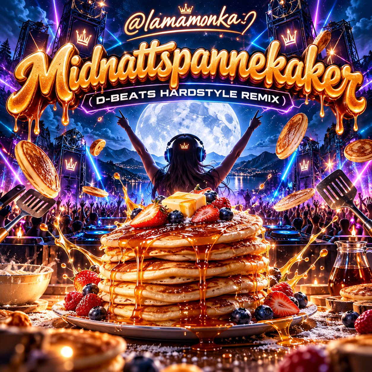 @lamamonka - Midnattspannekaker ( D-Beats Hardstyle  Remix) artwork
