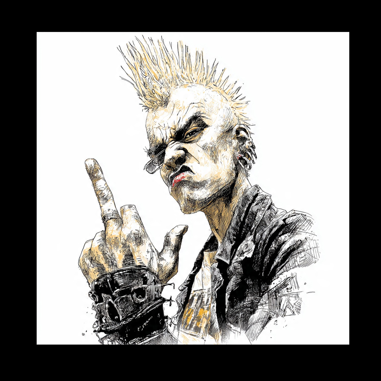 Middle Fingers Up ( Ft. DJ Bigdad, Nick Doc, and Russ ) artwork