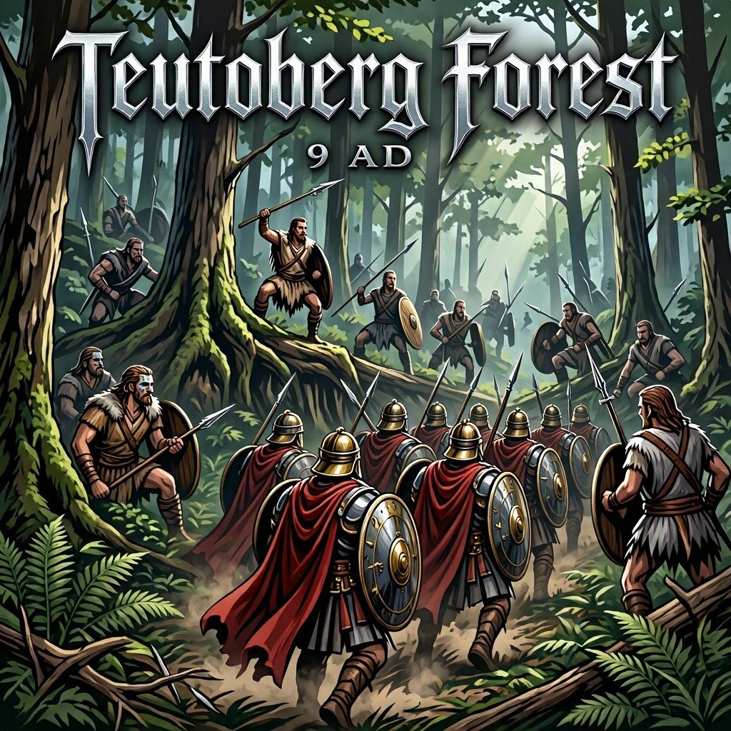 Battle of Teutoburg Forest artwork