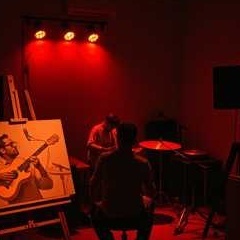 Image for Painting in the Dark (Jazz Night Experiment)