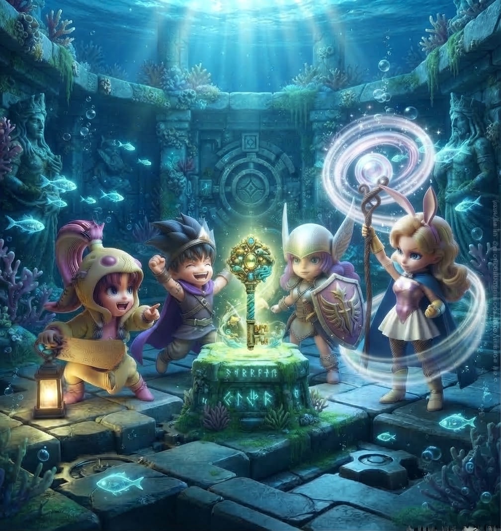 26.【海底の神殿～『最後の鍵』と新たな伝説～】 artwork