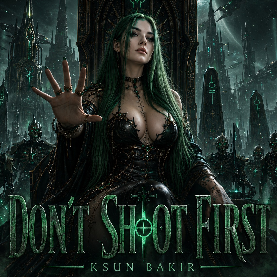WH 40k. Ksun Bakir. Don't Shoot First. artwork