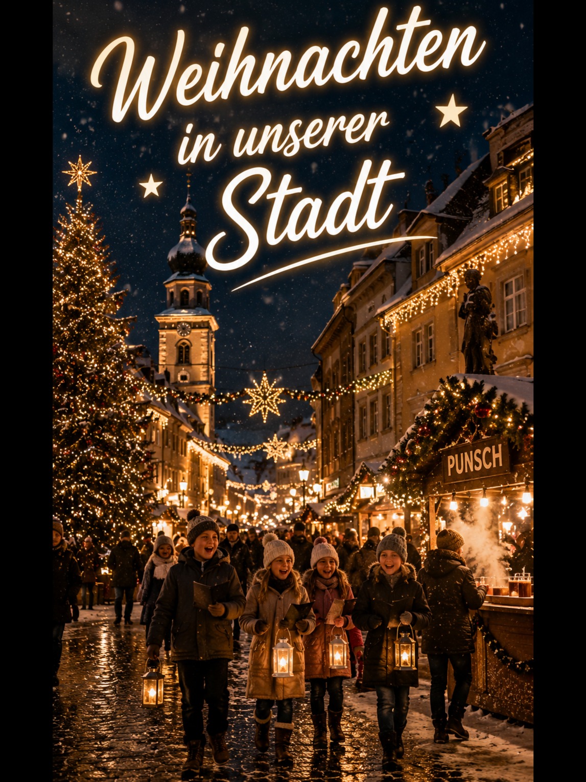 Weihnachten in unserer Stadt artwork