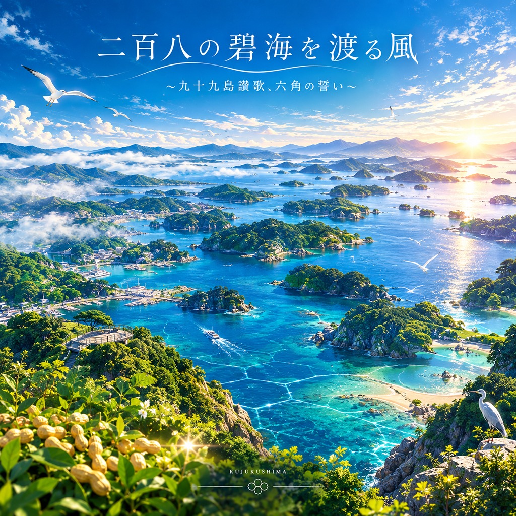 二百八の碧海を渡る風 ～九十九島讃歌、六角の誓い～ artwork
