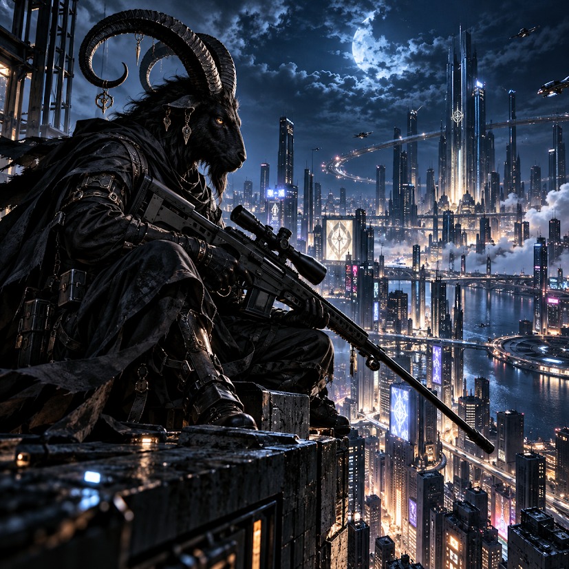 Black Goat Sniper (ヤギ) artwork