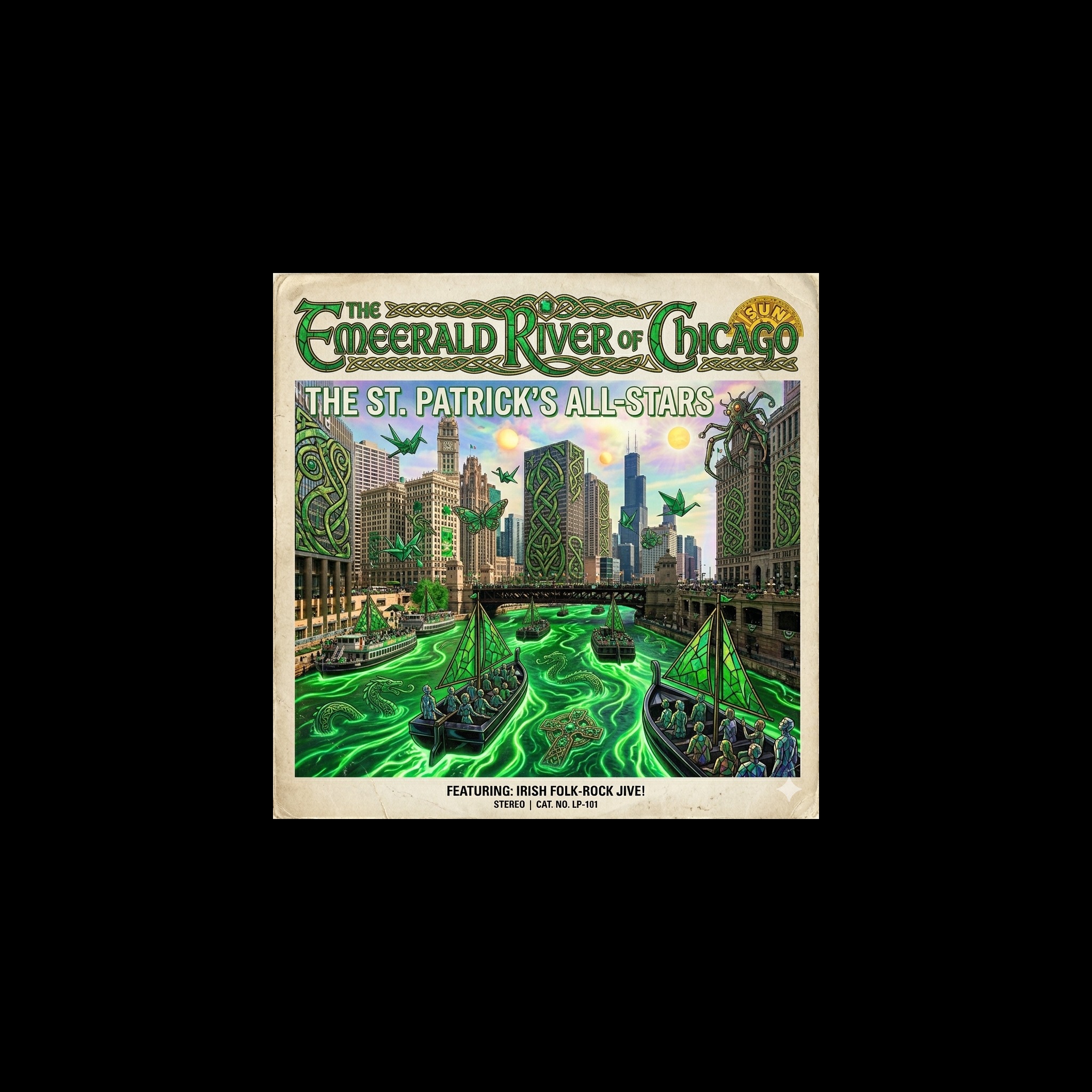 The Emerald River of Chicago artwork