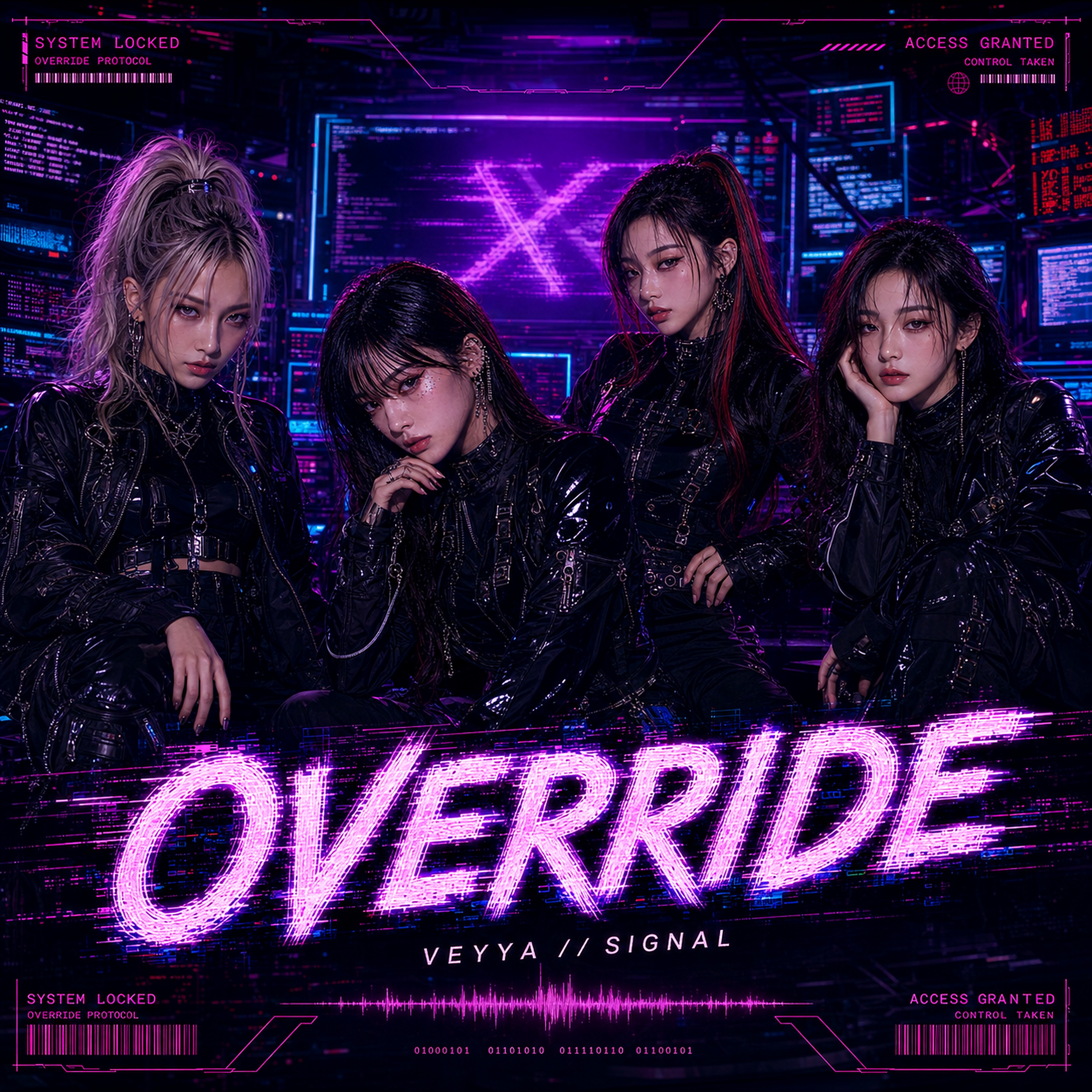 VEYYA - OVERRIDE (RE:VEYYA 4 Member Ver.) artwork