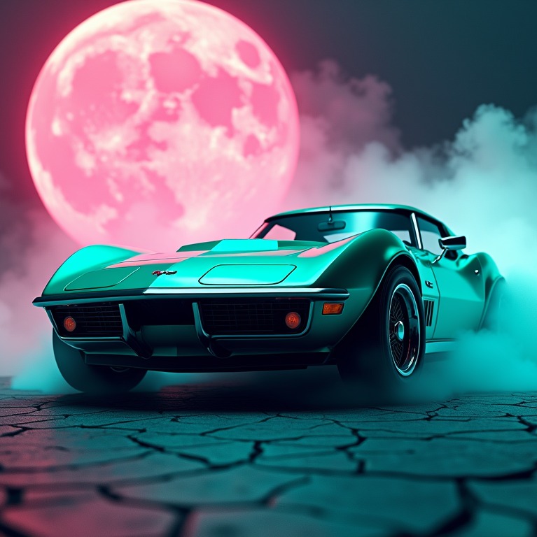 Corvette Stingray artwork