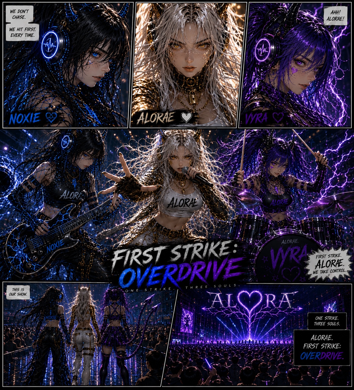 ALORÆ // FIRST STRIKE : OVERDRIVE artwork