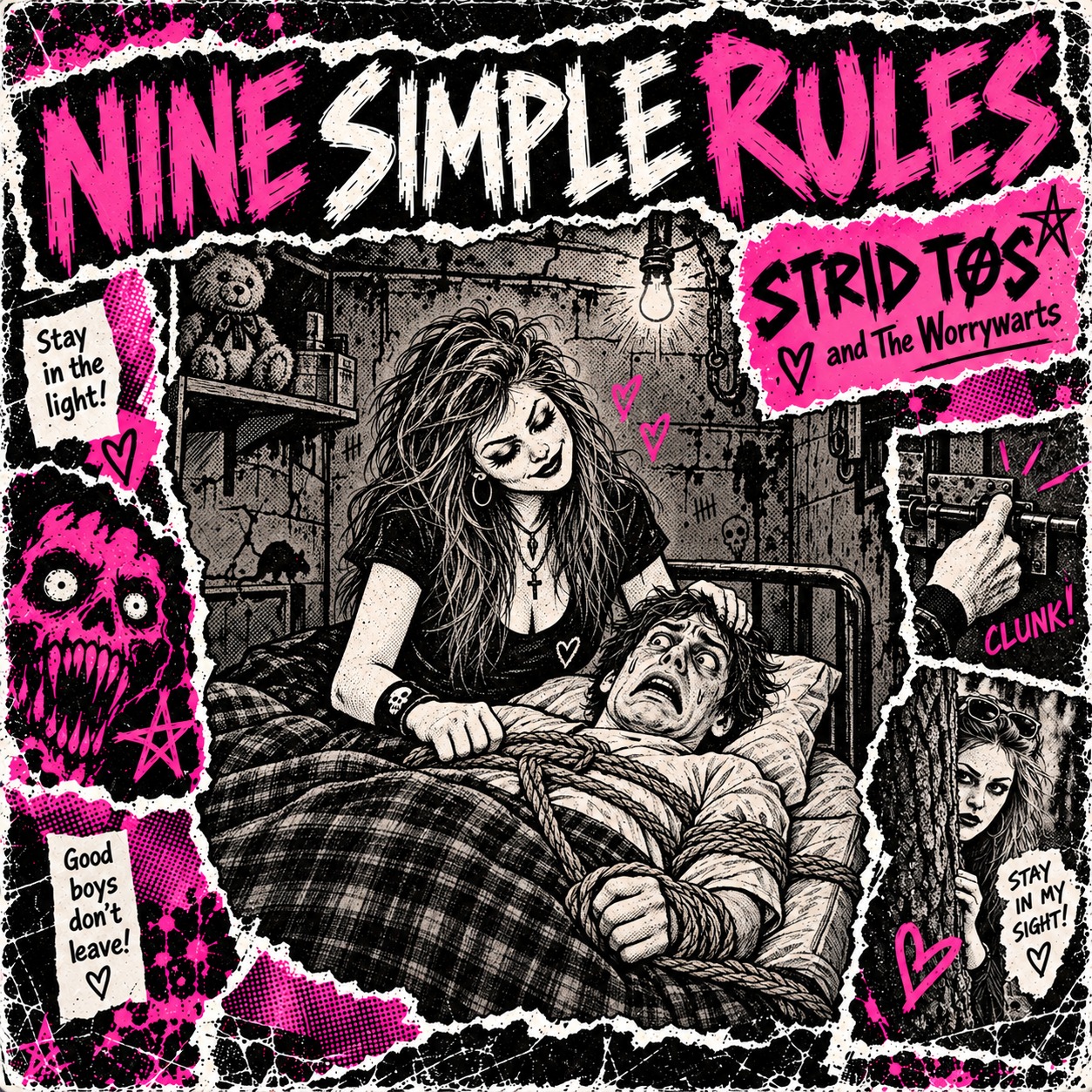 Nine simple rules ( STRID TØS and The Worrywarts ) artwork