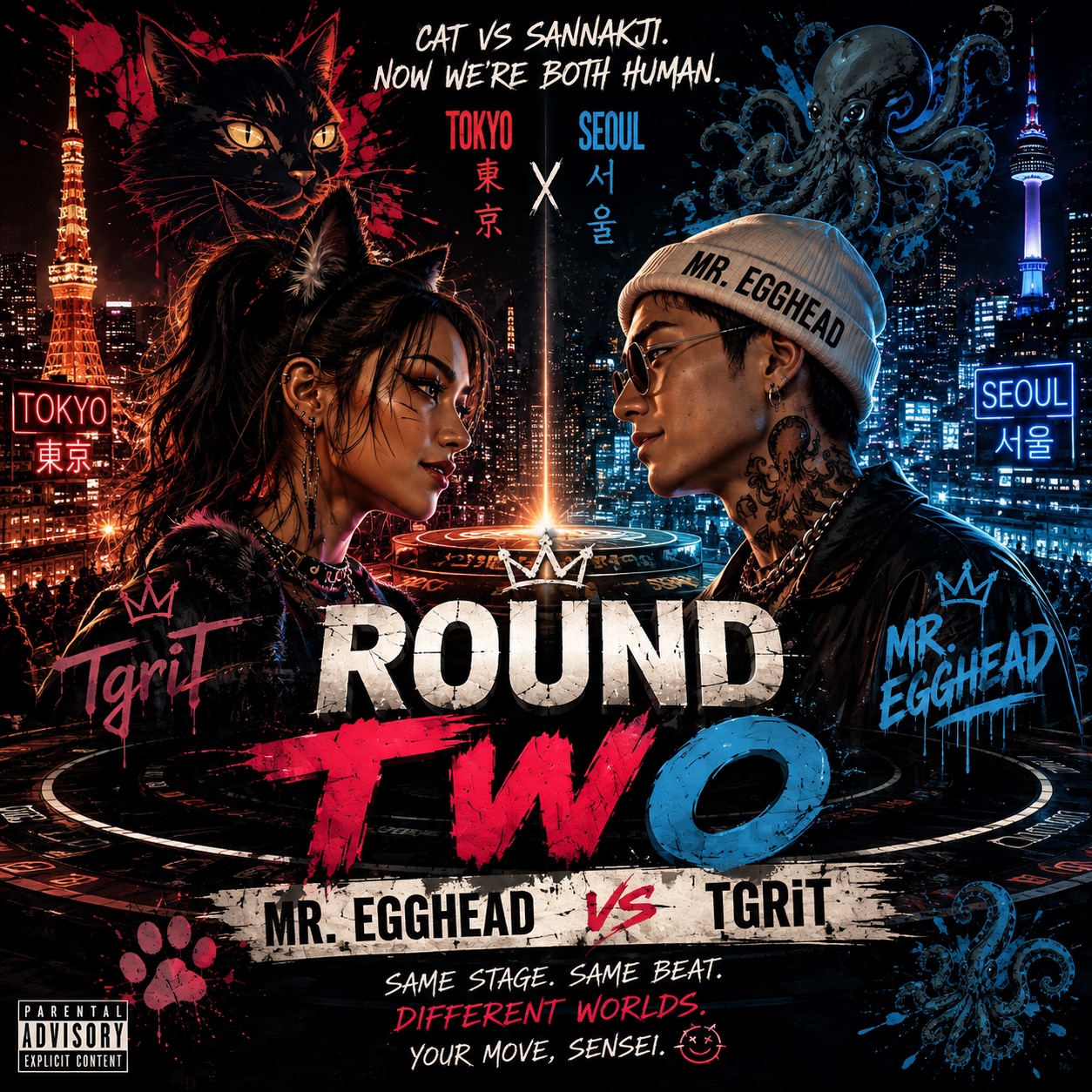 ROUND TWO — MR. EGGHEAD vs TGriT artwork