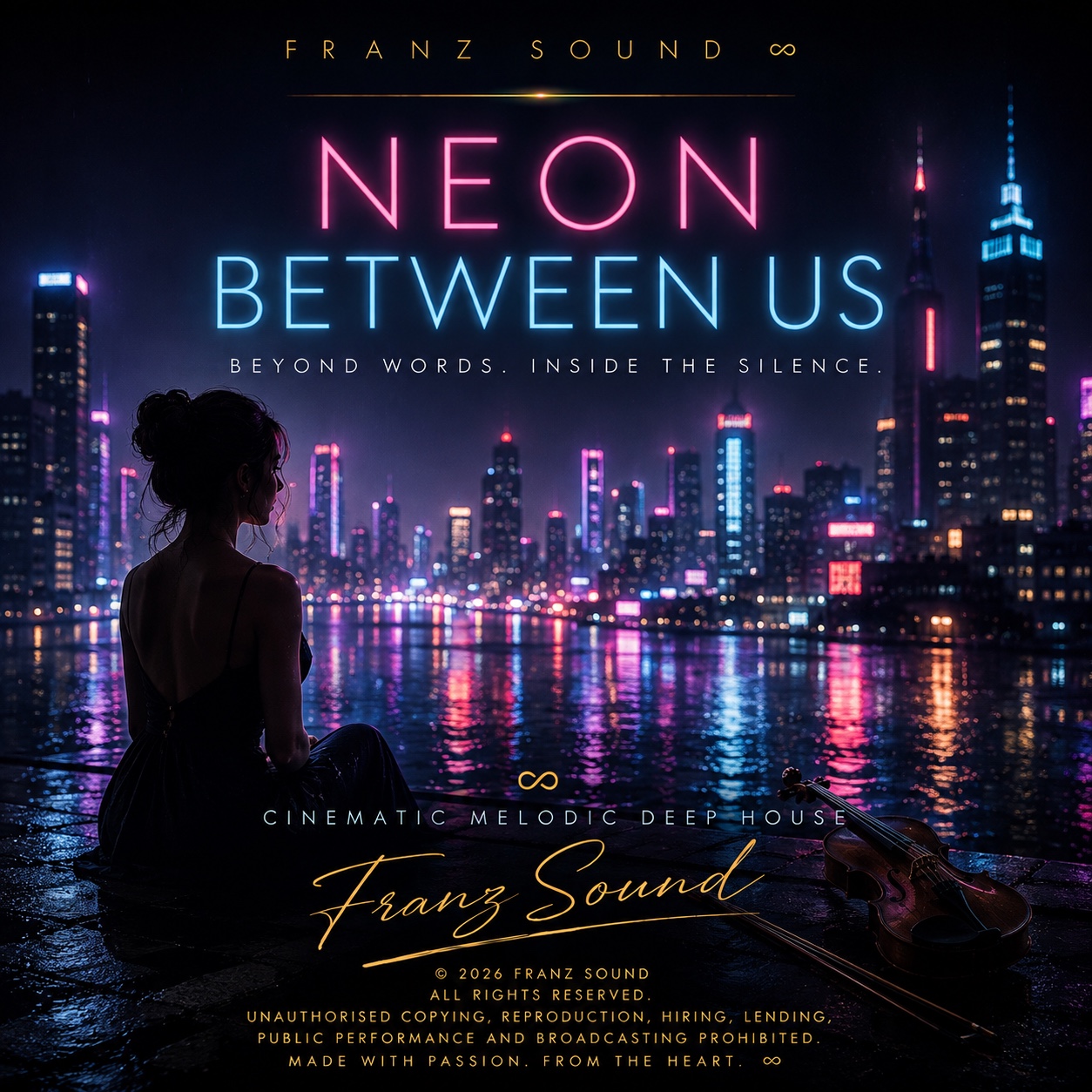NEON BETWEEN US artwork