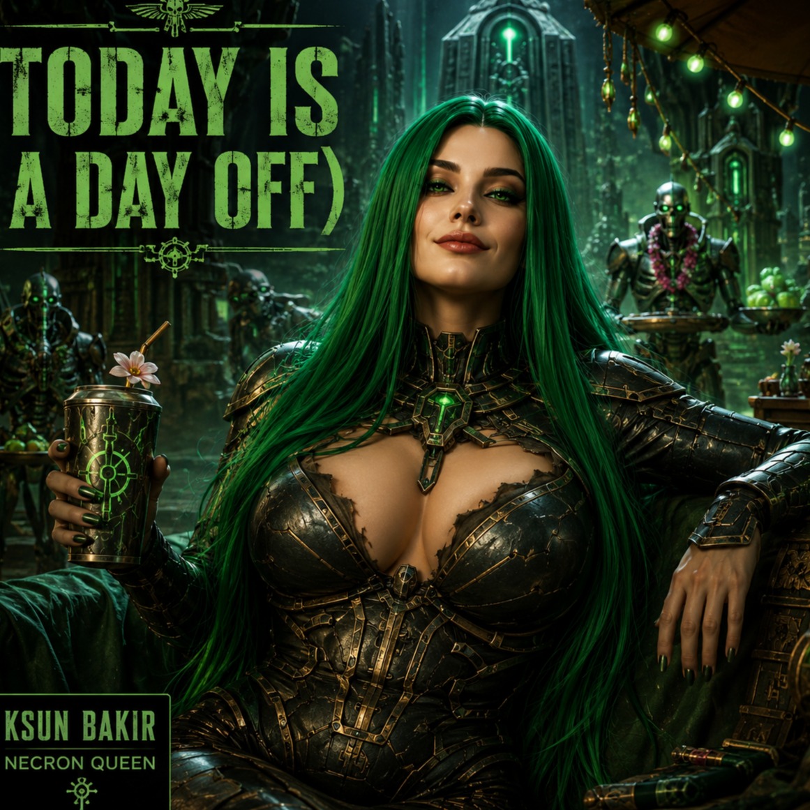 WH 40k. Ksun Bakir. Today Is a Day Off artwork
