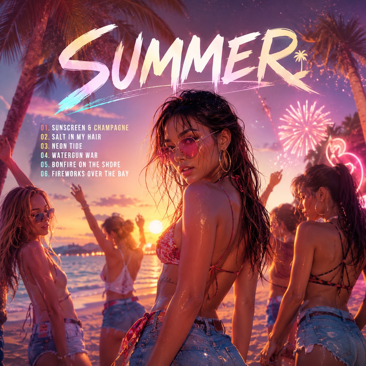 01.SUNSCREEN & CHAMPAGNE artwork