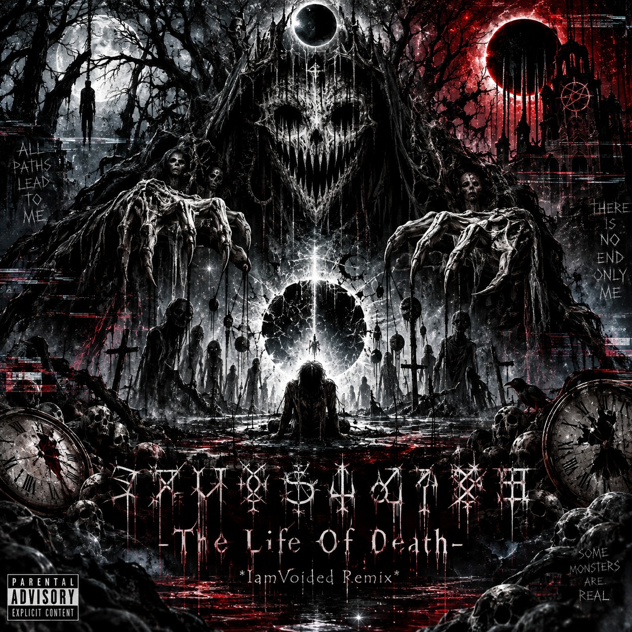 ꌚꀗꁲꋖꁲꌚꋖꌅꂦꉣꍩꈼ -The Life Of Death *IamVoided Remix* artwork