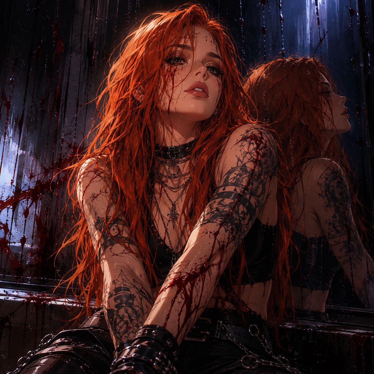 Bleeding artwork