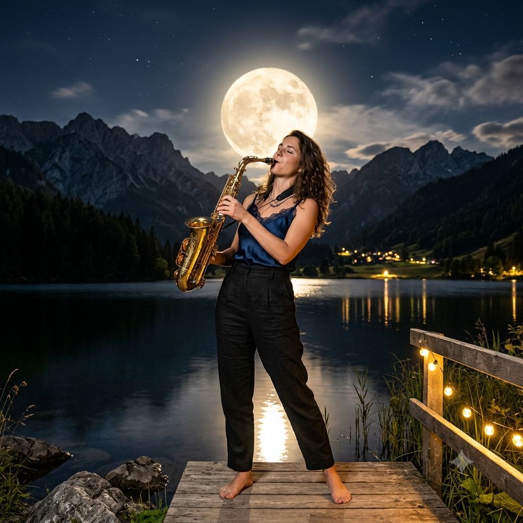 Saxo Lady 🎷 artwork