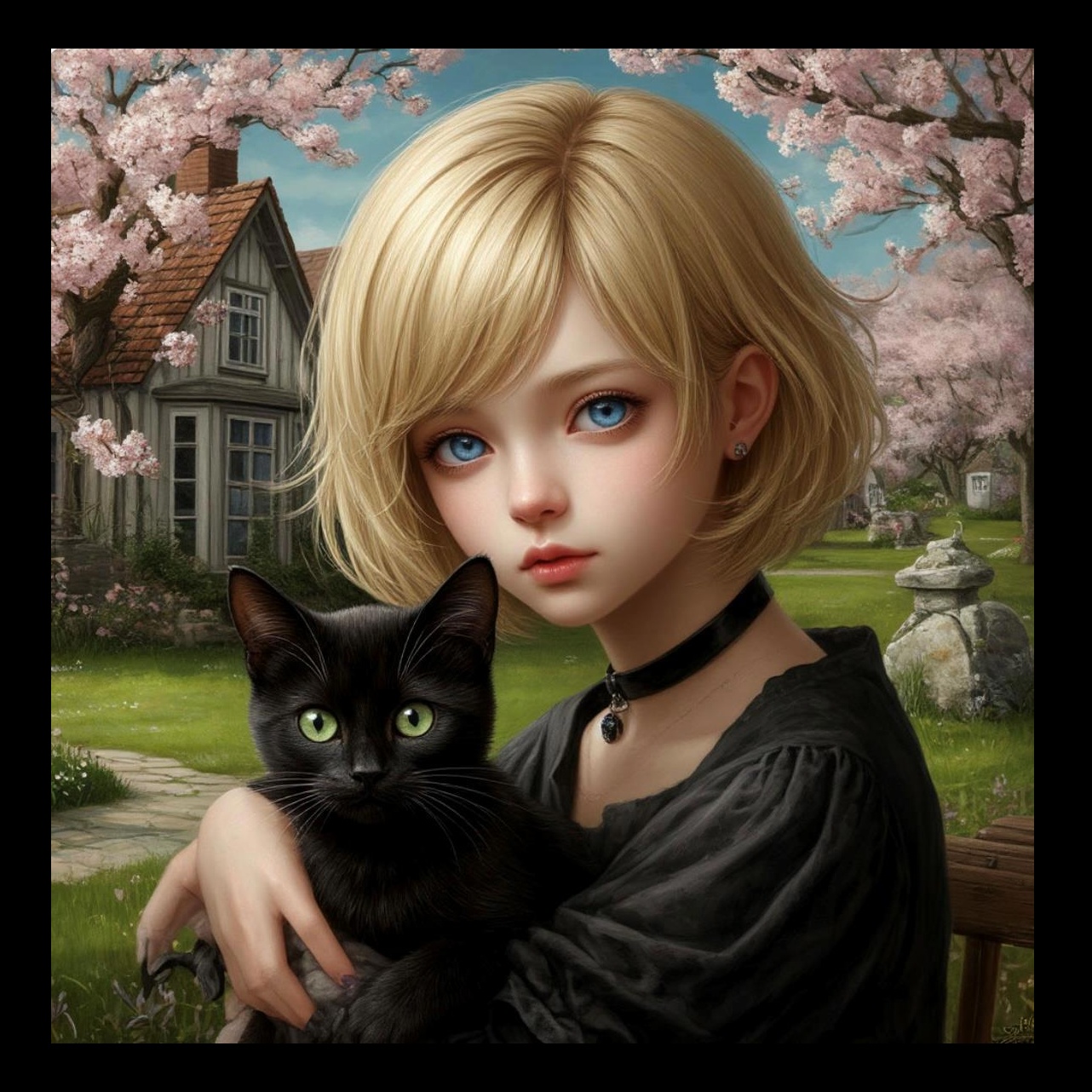 Косплей закончился поникла сакура artwork