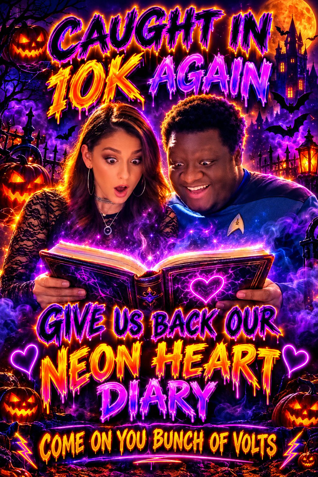 Caught in 10k Again 🎃💀🤣🤣🤣🤣🤣🤣🤣🤣🤣 artwork