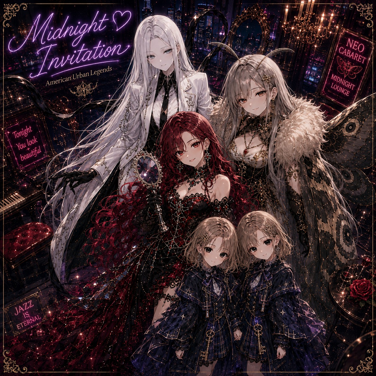 Midnight♡Invitation artwork