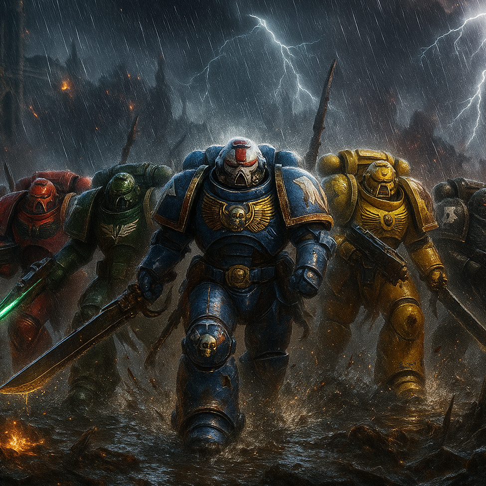 FOR THE EMPEROR 40k artwork