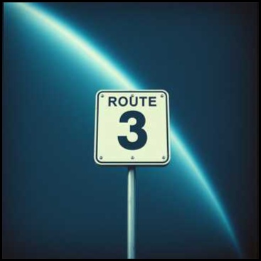 Deep Space Transit, Route No 3 artwork