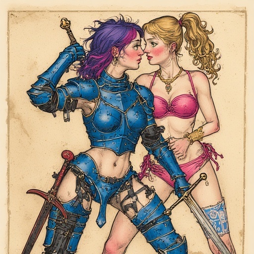 Image for ⚔️ Sword Slinging Warrior Women  ⚔️