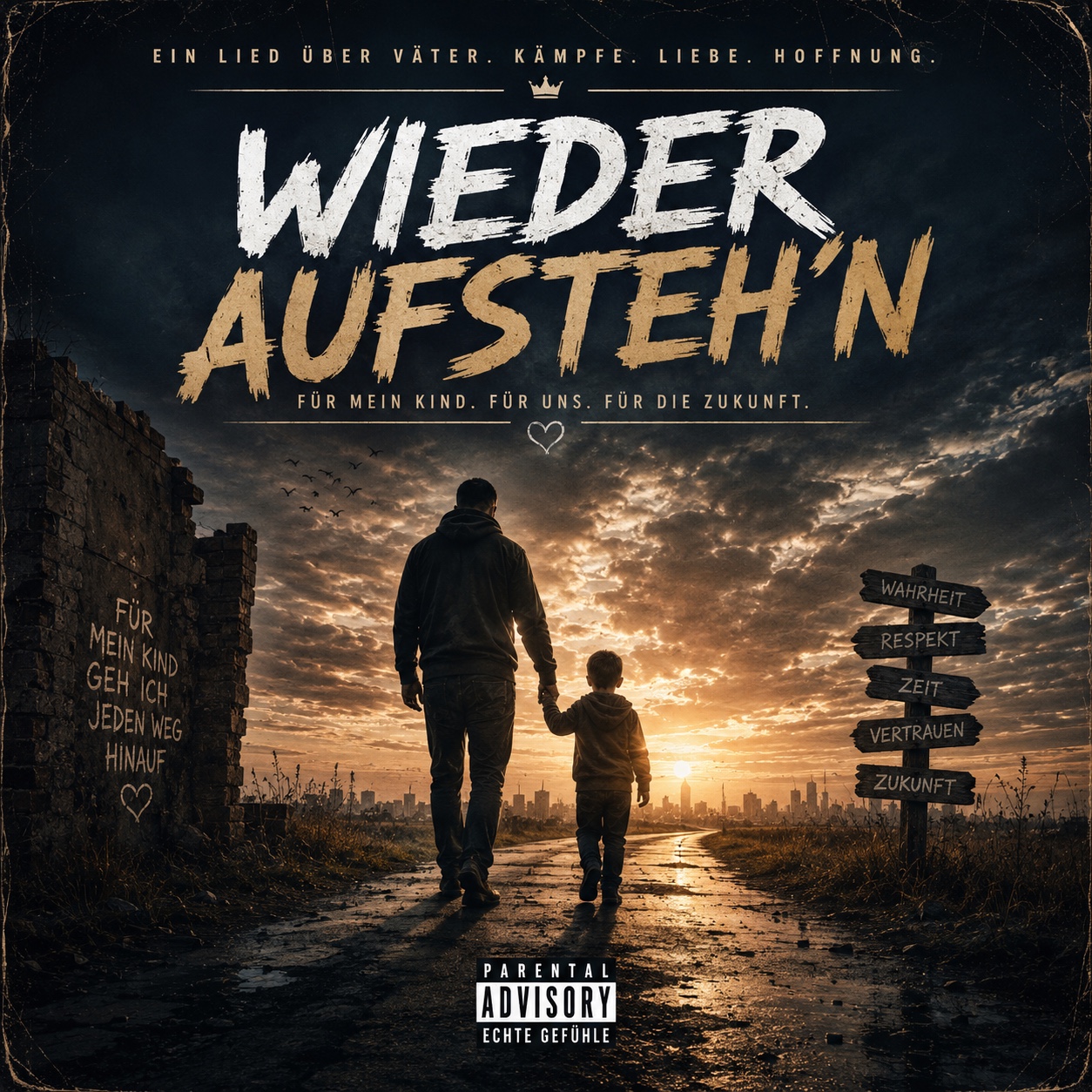 „Wieder aufsteh’n“ artwork