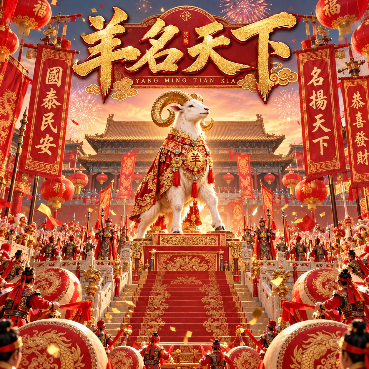 羊名天下 artwork