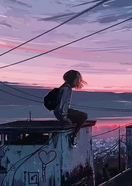 Holding on artwork