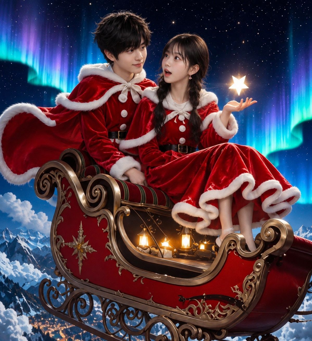Midnight Sleigh[한글버젼][원곡자:Brocken.music]원곡:Midnight Sleigh artwork