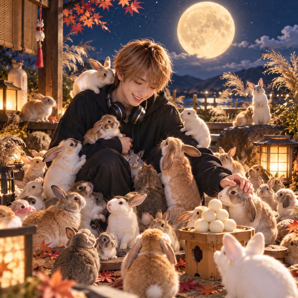 月夜のうさぎ artwork