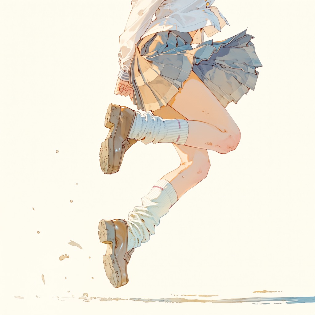 坂道、あの雲の向こう artwork