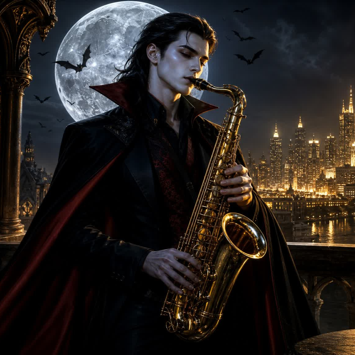 Vampires Prefer Saxophones artwork
