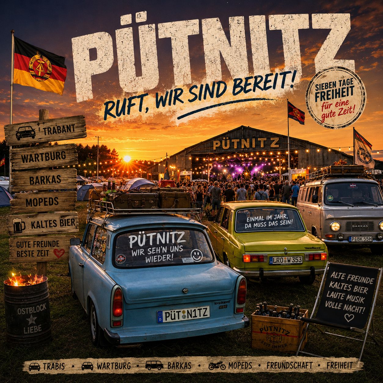 Pütnitz, Ruft (Remix-Version) artwork