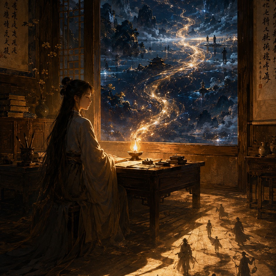 《灯下再生》 artwork
