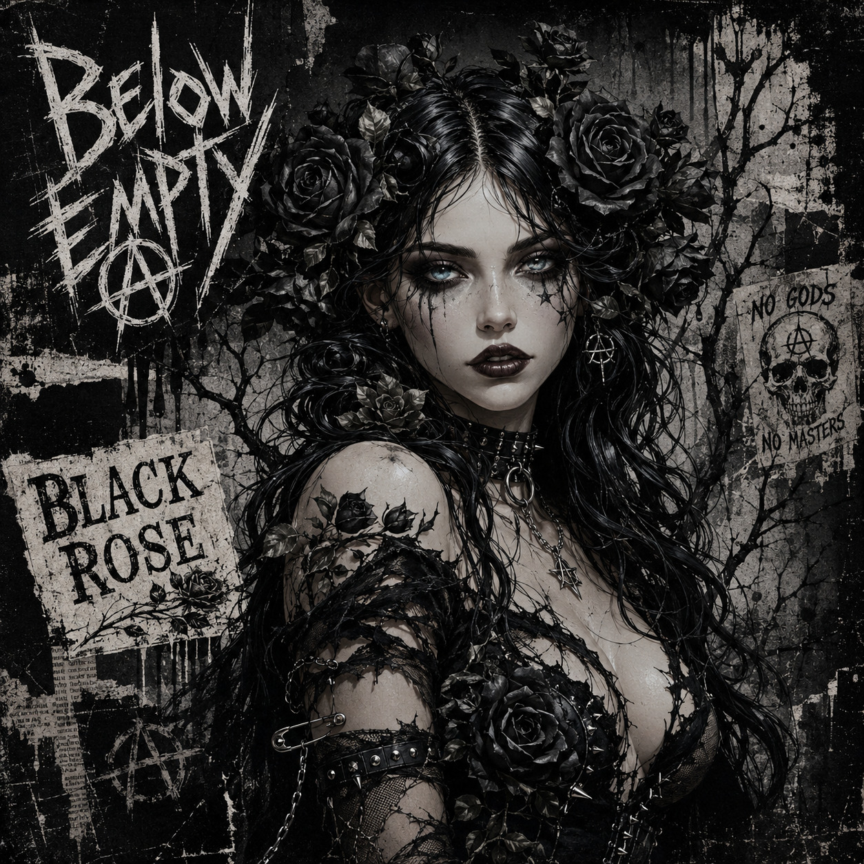 Below Empty - Black Rose artwork