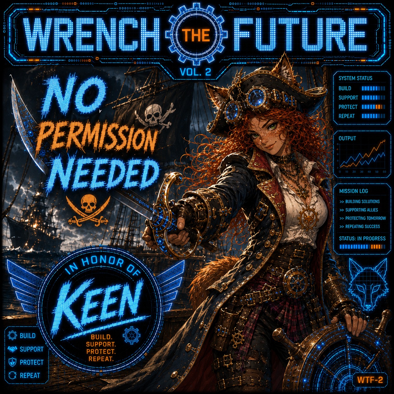 3. No Permission Needed - Keen artwork