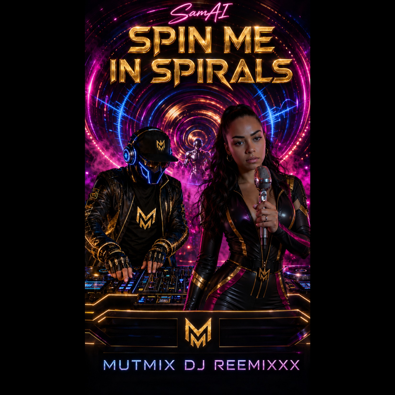 SamAI – Spin Me in Spirals (MutMix Hypnotic Spiral Reemixxx) artwork