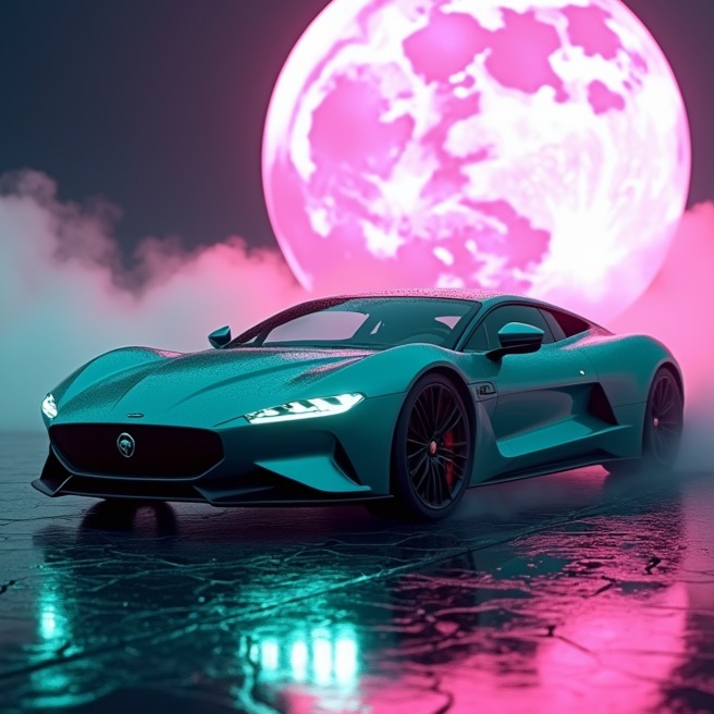 Jaguar XJ220 artwork