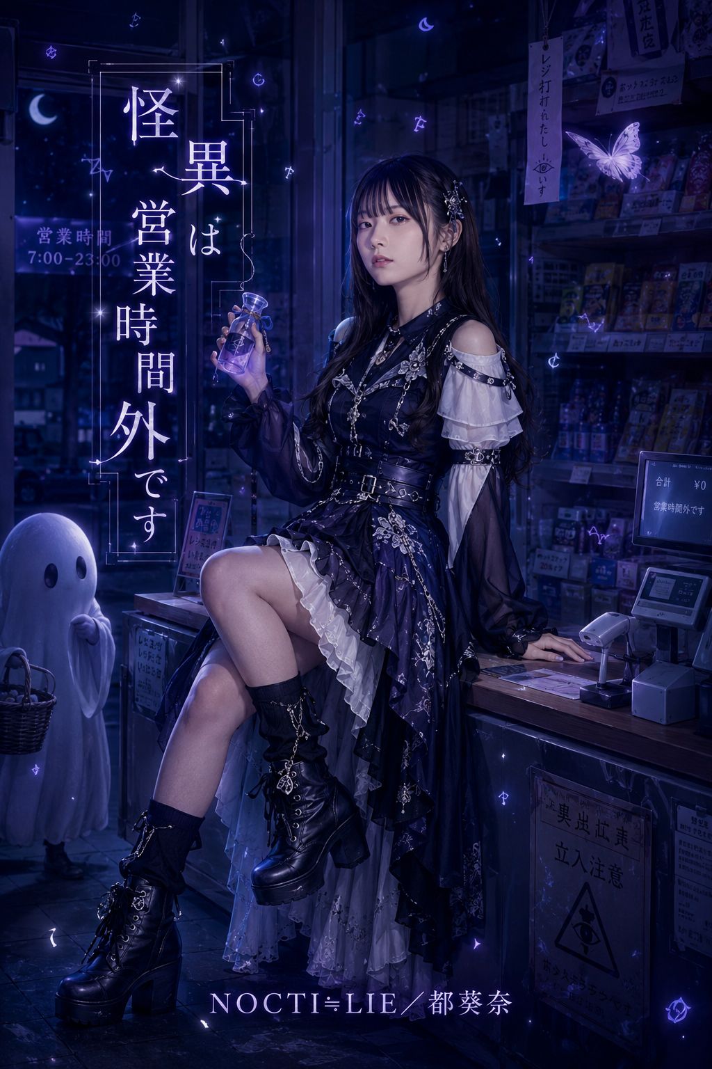 怪異は営業時間外です/NOCTI≒LIE(都葵奈) artwork